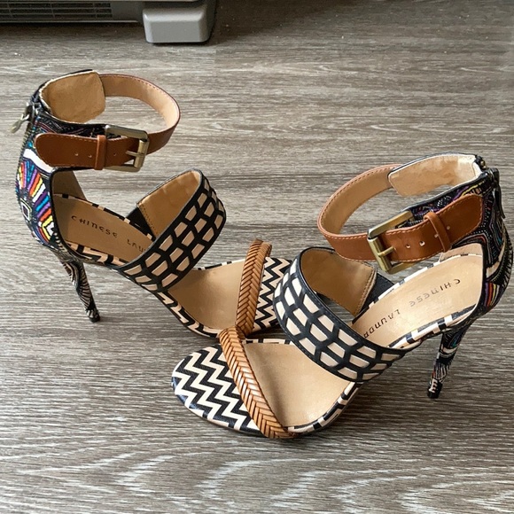 Chinese Laundry strappy heels - Picture 2 of 6